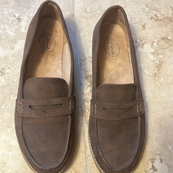 Life Stride Shoes - Life Stride Simply Comfort Womens Loafers Dark Brown Size 9